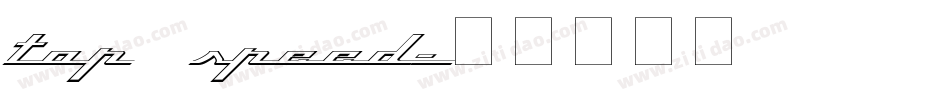 Top Speed字体转换